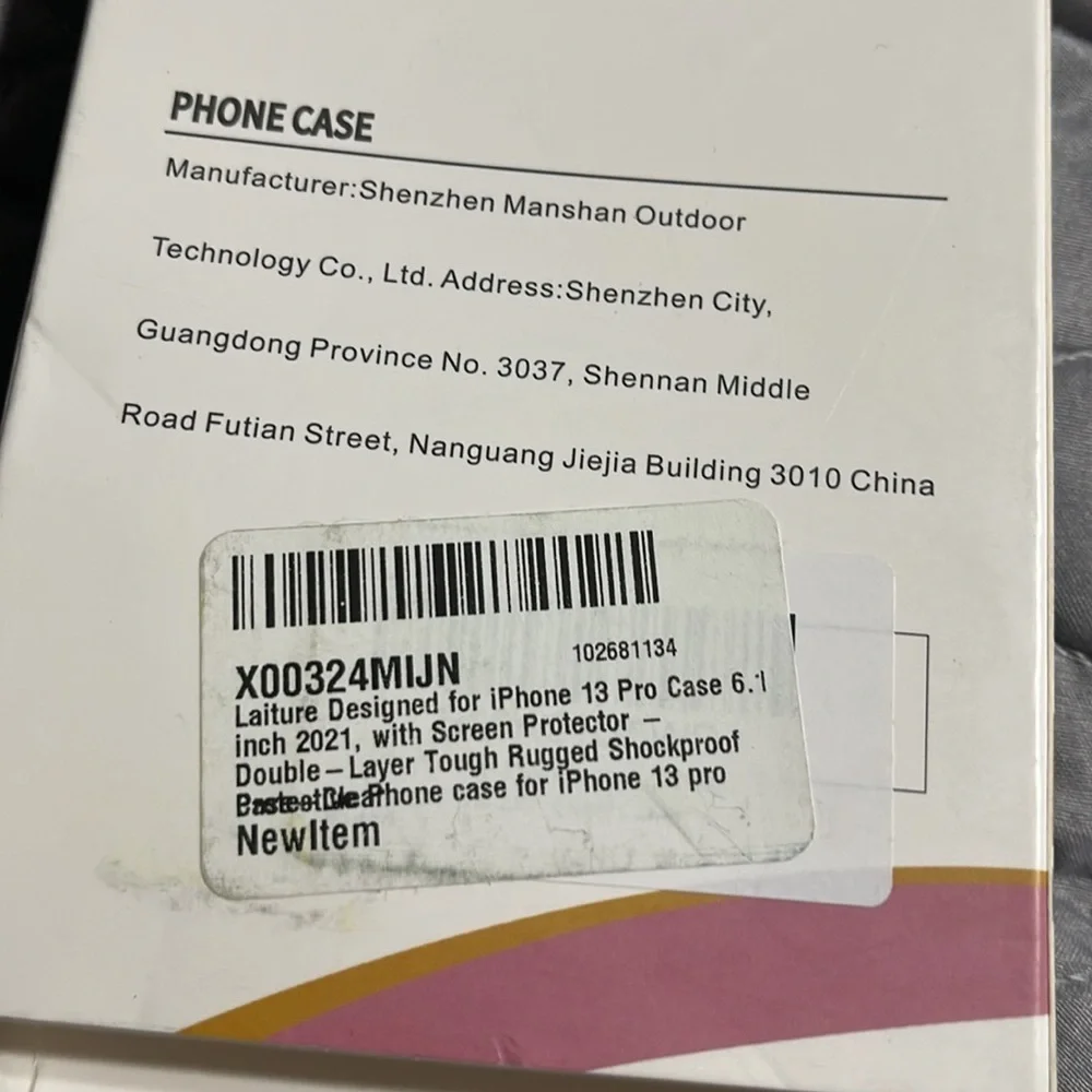 New clear 13 pro case